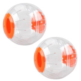 Hsthe Sea 2 Pieces Hamster Toy, Hamster Exercise Ball Running Ball for Small Animals, Hamsters, Rabbits