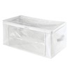 mDesign Set of 4 Storage Boxes with Zip - Handy