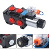 waltyotur 6 Port 12V DC 13GPM Hydraulic Adjustable Variable Flow