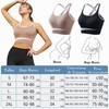 Cloeey Future Brasier Deportivo para Mujer, Negro y Café (MX/US,
