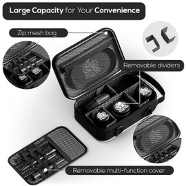 Urban Dragons Premium Carbon Lined Smell Proof Bag with Combination Lock | Multi-Use Organization Bag with Accessories | Storage and Containers kit | Stash box | Birthday Gifts for Men/Women.