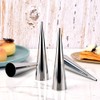 Guowall Cream Horn Mold, Stainless Steel Ice Cream Cone Mold
