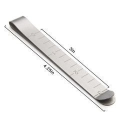 Zuoyou 20 Pcs Sewing Clips Hemming Clips Metal Sewing Crimping Clip Stainless Steel Ruler for Fabric Clips Pinning Marking Accessories