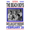 Beach Boys Replica 1964 Concert Poster