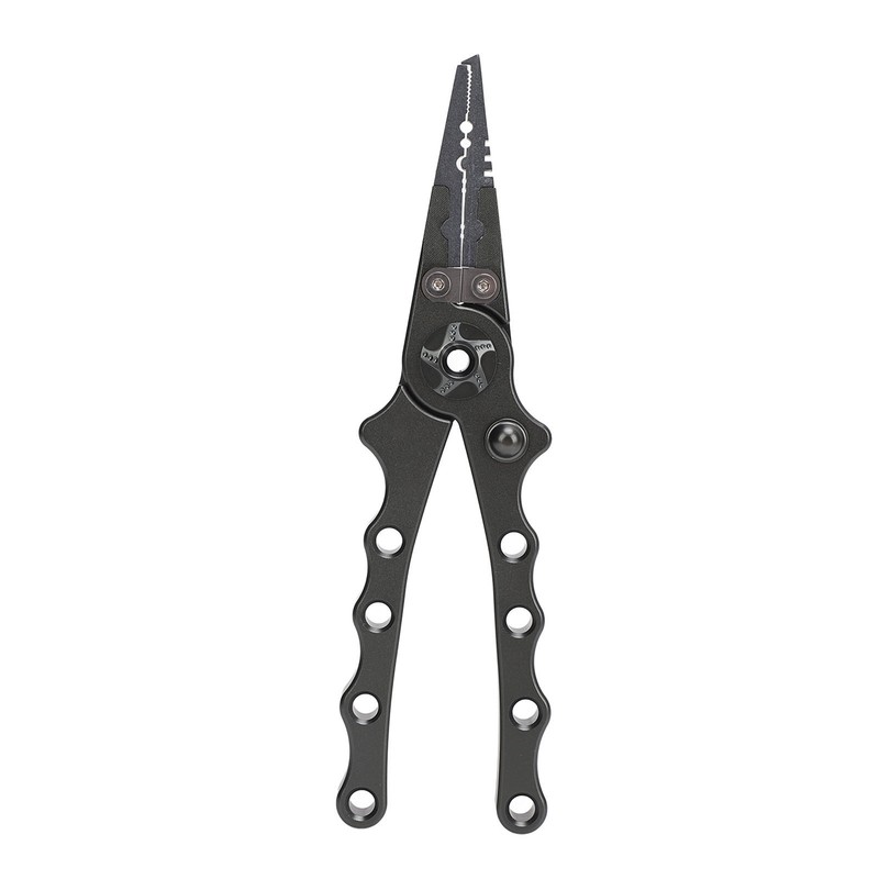 Fishing Pliers Aluminium Alloy Multifunctional Split Ring Pliers Self Locking