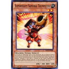 YU-GI-OH! - Superheavy Samurai Trumpeter (SECE-EN008) - Secrets of Eternity - 1st Edition - Super Rare