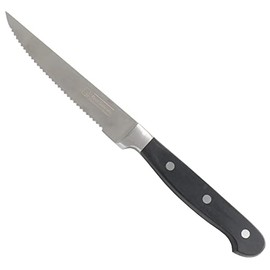 Chef Craft Pro Series Steak Knife, 4.5 inch Blade 9.5 inch Length, Stainless Steel/Black
