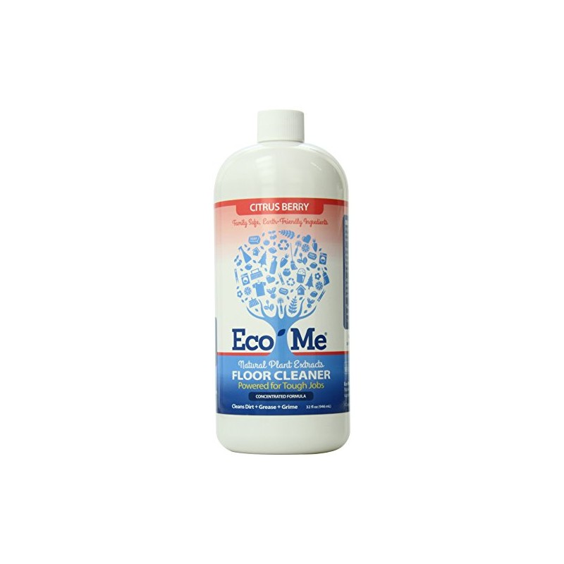 Eco-me Natural, Plant-Based Concentrated Multi-Surface and Floor Cleaner, Clear, 32