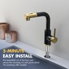 GIMILI Modern Bar Sink Faucet for Kitchen Sink Single Handle