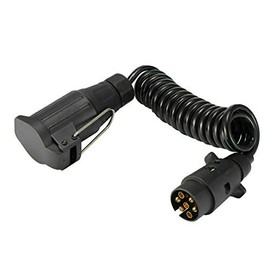 Riloer 12V 7 Pin to 13 Pin 2M N-type Trailer Motor Plug Screw Type Extension Cord Lighting Socket