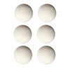 Wool Drying Balls, 6 Pcs High Density Adsorb Impurities Felt