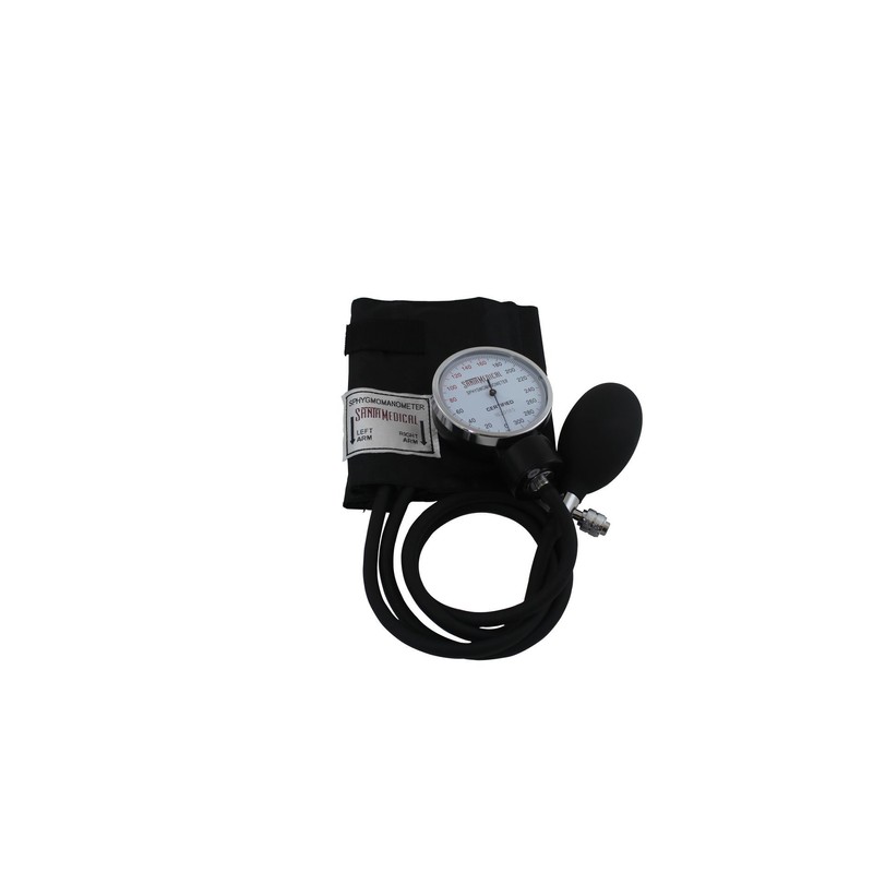 Santamedical Adult Deluxe Aneroid Sphygmomanometer with Stethoscope - Blood Pressure