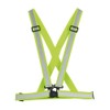 WOWOW Reflective Cross Belt Yellow Elastic Adjustable
