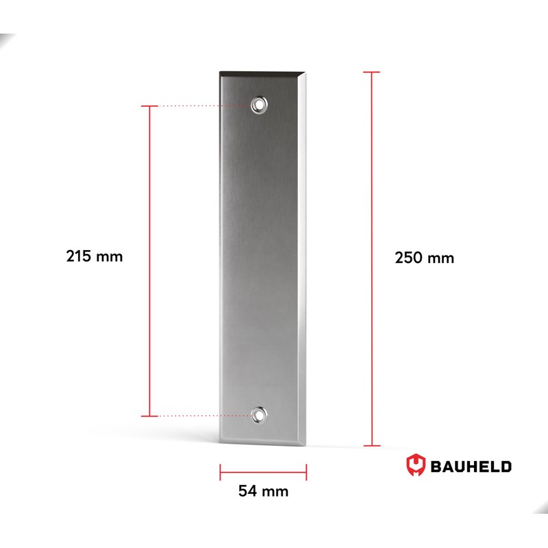 BAUHELD® Shutter Belt Cover Metal Closed – 215 mm Hole