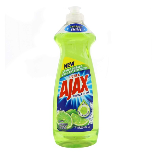 Ajax Liquid Dish Soap, Ultra Vinegar + Lime 14 oz