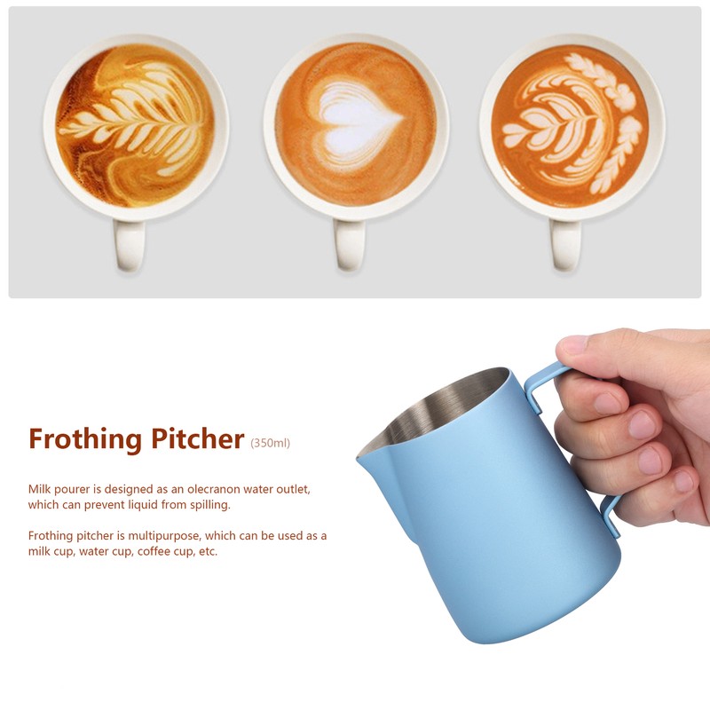 304 Stainless Steel Frothing Pitcher Coffee Milk Frothing Jug with