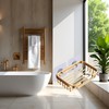 Gold Soap Dish for Shower Creative Hanging Drain Rack,Self Adhesive