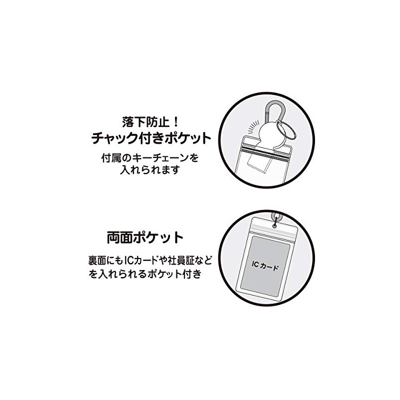 Sakamoto 48413001 Detective Conan 48413001 Clear Pass Case with Acrylic