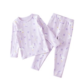 Hapipana Children's Pajamas, Top and Bottom Set, Long Sleeve, Boys, Girls, Long Pants, Cotton, Loungewear, Sleepwear, Elementary School, Middle School Students, Top, Kids, Casual, Comfortable,