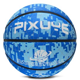 Basketball Size 5, Size 7, Kids Mini Basketball Size 3, Outdoor Indoor Street Basketball, Arena Training Adult Beginners Basketballs Line Blue 5