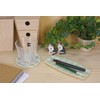 Tatsu Craft Coaster, Milky Check, Green, Dishwasher Safe, Stylish, Cute,