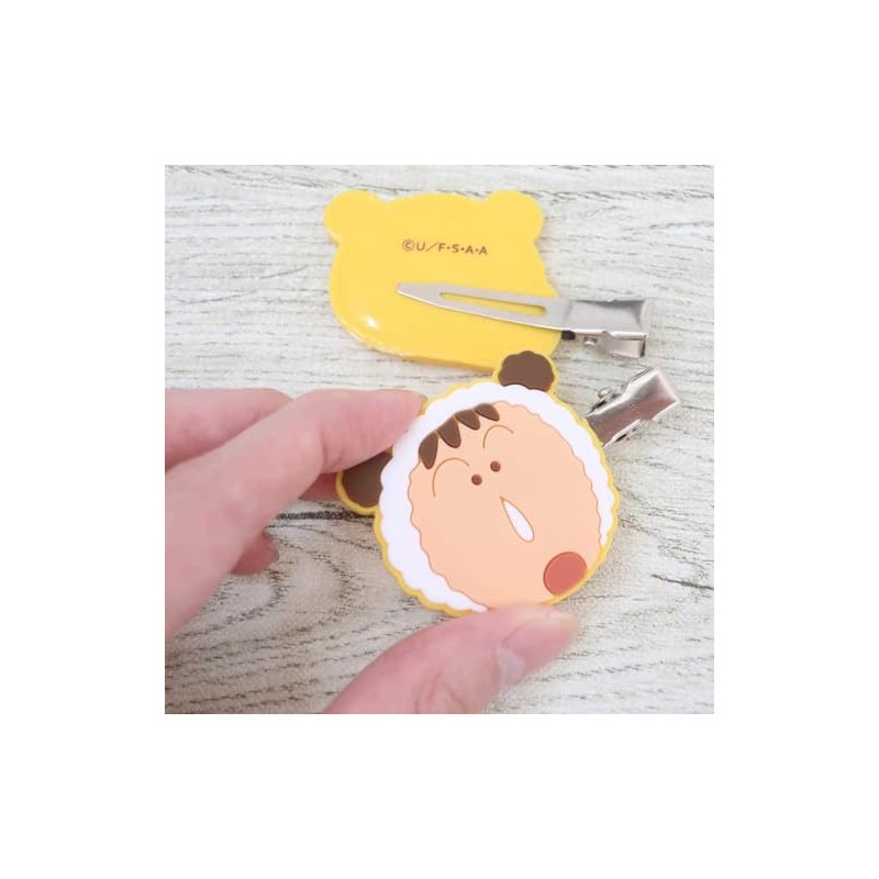 Eye Planning Crayon Shin-chan Bangs Clip 2P Yellow K1855D