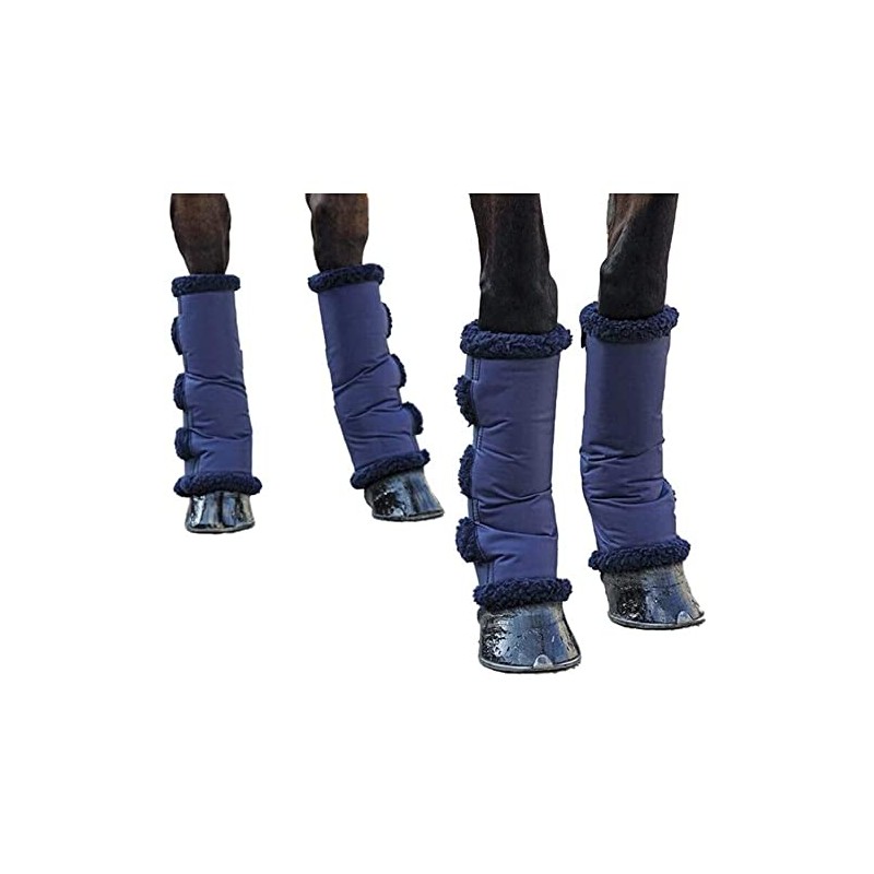 Shires Equestrian - Short, Fleece Lined, Travel Boots - Navy