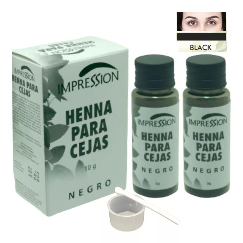 Impression Kit Henna Cejas Hd Tipo Microblading Semipermanente Tonos
