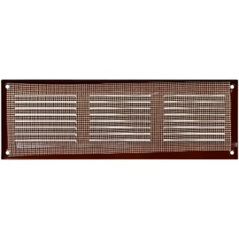 Vent Systems 30x10cm Air Vent Covers - Brown - Metal Air Return Grille with Built in Pest Protection Screen