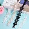 obmwang 3 Pairs Women's Bra Straps Lace Flower Elastic Adjustable