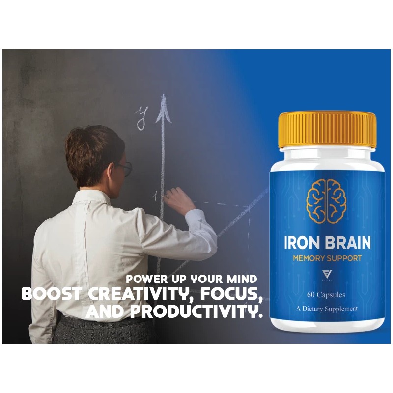 Fyvus Iron Brain Premium Nootropic Supplement, IronBrain Pills (60 Capsules)
