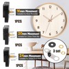 Glarks 24pcs 16/20/24MM High Torque Long Shaft Clock Movement Mechanism