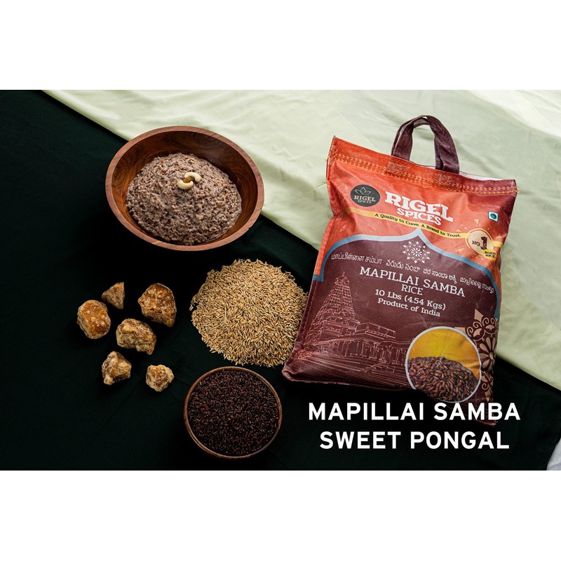 Rigel Spices | Mappillai Samba Red Rice | 12+ MONTHS