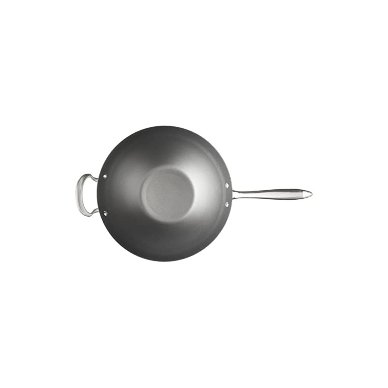 Nordic Ware Asian Spun Wok, 14", Metallic