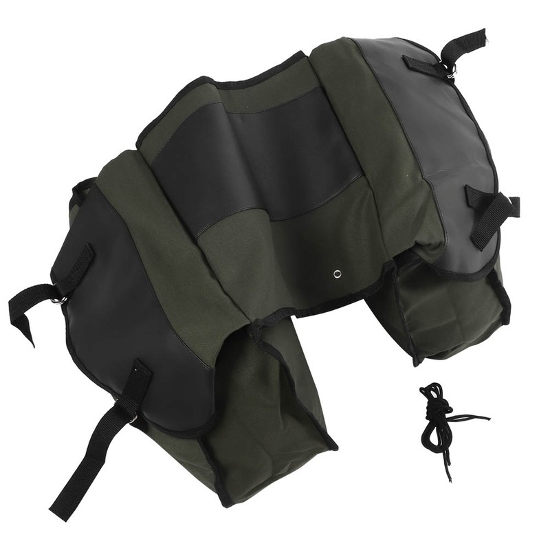 Multifunction Large Capacity Canvas Saddle Bag Bike Pannier Bag for
