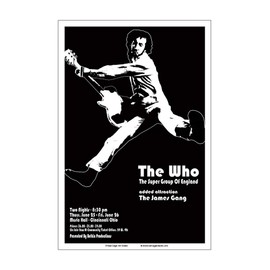 Raw Sugar Art Studio The Who 1970 Cincinnati Concert Poster