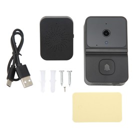 HD Doorbell Camera Wireless Night Vision Wide Angle Two Way Voice Video Intercom Door Bell for Home Safety
