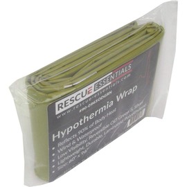 Rescue Essentials Hypothermia Wrap Blanket, Oversized 60" x 96", Mylar/Lightweight Polyethylene Fabric
