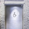 Ciieeo Wheelchair Accessible Sign Acrylic Disabled Symbol for Office Public