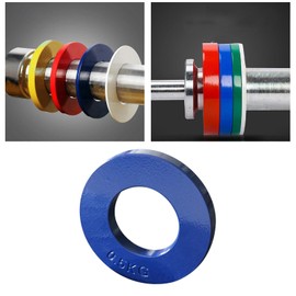 lahomia Micro Olympic Fractional Weight Plate Sets 0.25 Kg,0.5kg,0.75kg,1kg for Olympic Barbells, Used for Strength Training and Micro Loading - Green 0.5kg