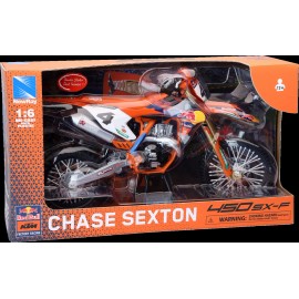 NEW RAY TOYS Red Bull KTM 450 SX-F - Chase Sexton #4 - 1:6 Scale 49743