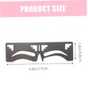 Baluue Sets Stainless Steel Brow Ruler Stencil Kit for Women