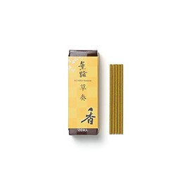 松栄 Hall Incense Kaoru Road Grass Full Stick Notebook, Pack of 20