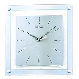 Seiko Elegant Wall Clock, Silver, 37.5 x 6.7 x 34.6 cm