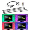 Lunartec TV Lighting: TV Backlight with 4 RGB Strips for
