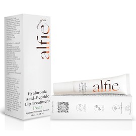 Alfie Hyaluronic Acid Lip Booster -Pear Flavor -15ml/0.5 Fl. Oz -Peptide Lip Treatment -Lip Plumper and Filler -Lip Serum and Moisturizer -Hydrating Treatment for Lip Volume -Vegan Friendly, Non-Toxic