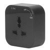 Square Track Adapter Surface Mounted Power Outlet Socket with Indicator