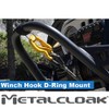 Metalcloak Winch Hook D-Ring Hoop Mount, Nickle Plated D-Ring, Safe