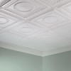Fasade - 2ft x 4ft Rosette Glue Up Ceiling Tile/Panel