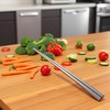 1 Pair Stainless Steel Chopsticks Convenient Anti-Slip Bright-Colored Metal Chopsticks